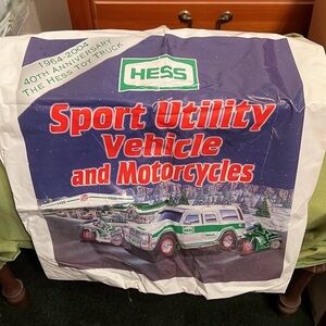 Hess 2004 40th anniversary Sport Utility Vehicle and Motorcycles UNOPENED